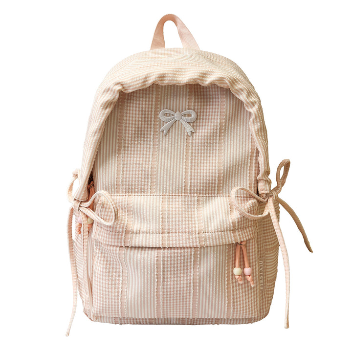 Cute Decorative Bow-Embellished Backpack Bowlift