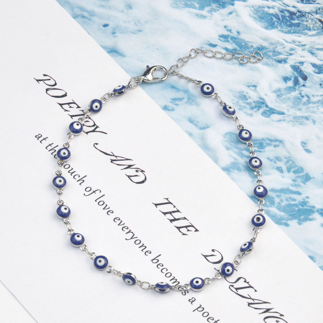 Colorful Beaded Ankle Bracelet Bowlift