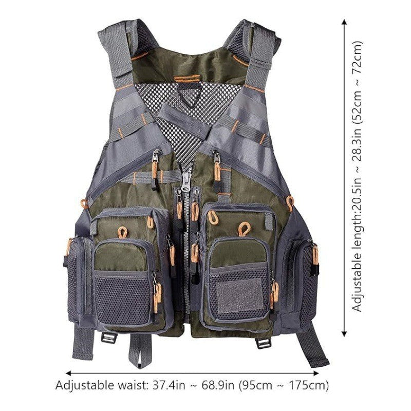 Tactical Fishing Utility Vest Bowlift