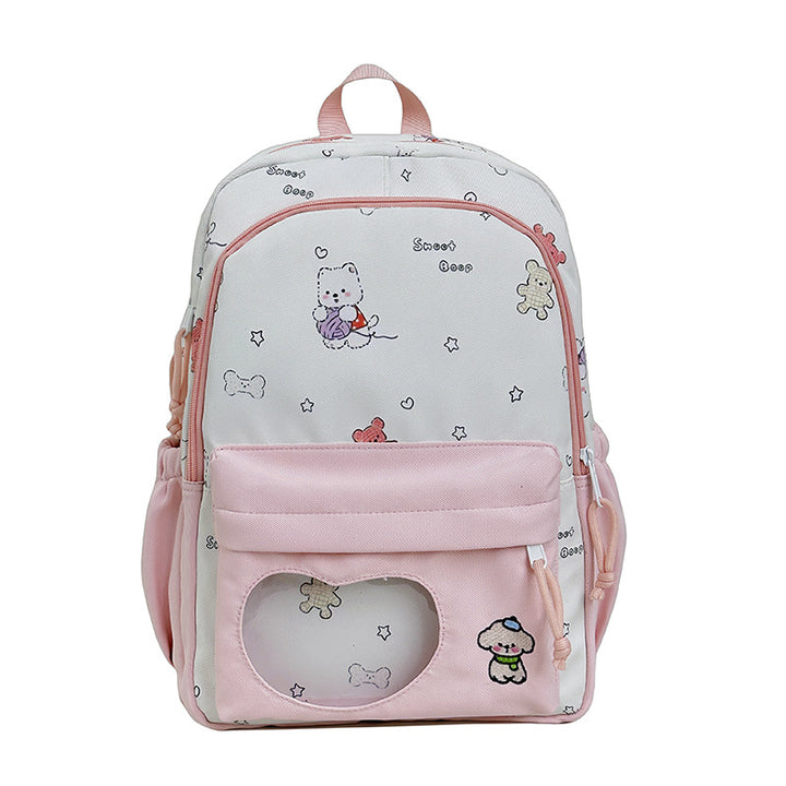 Music-Themed Multi-Compartt Backpack Bowlift