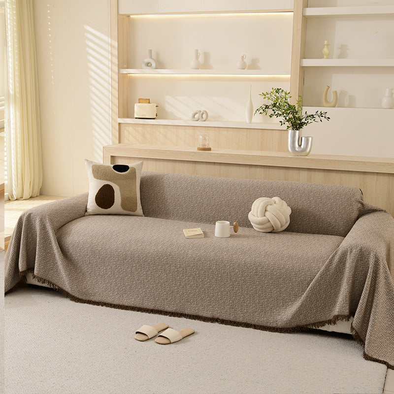 Cozy Fleece Sofa Throw Blanket