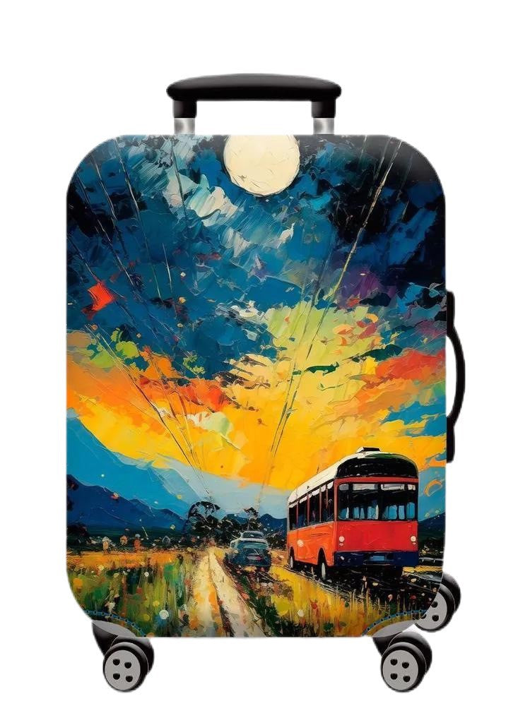 Artistic Hard Shell Luggage Bowlift