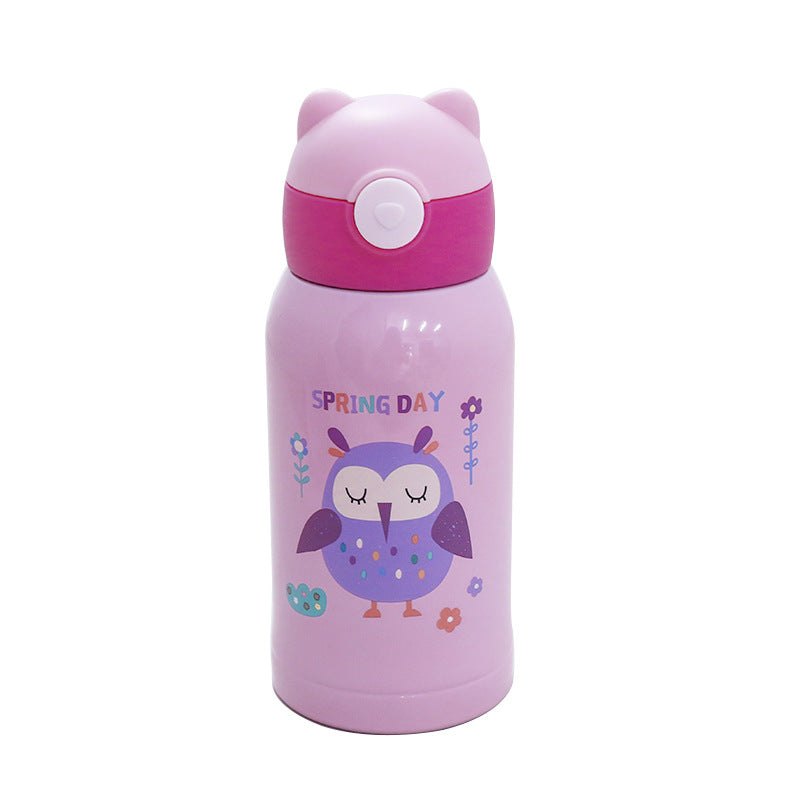 Ladies Insulated Water Bottle with Animal Design Bowlift