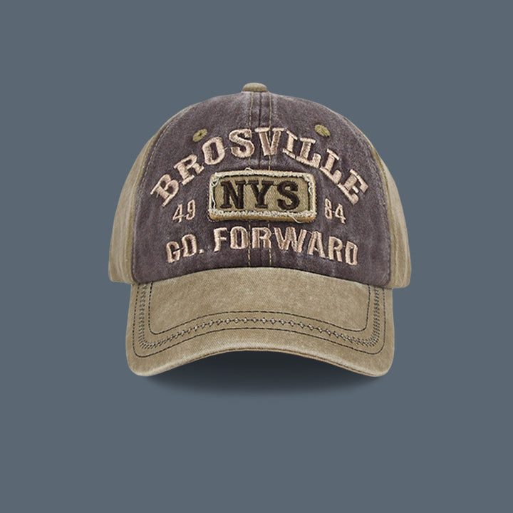 Vintage-Inspired Distressed Baseball Cap