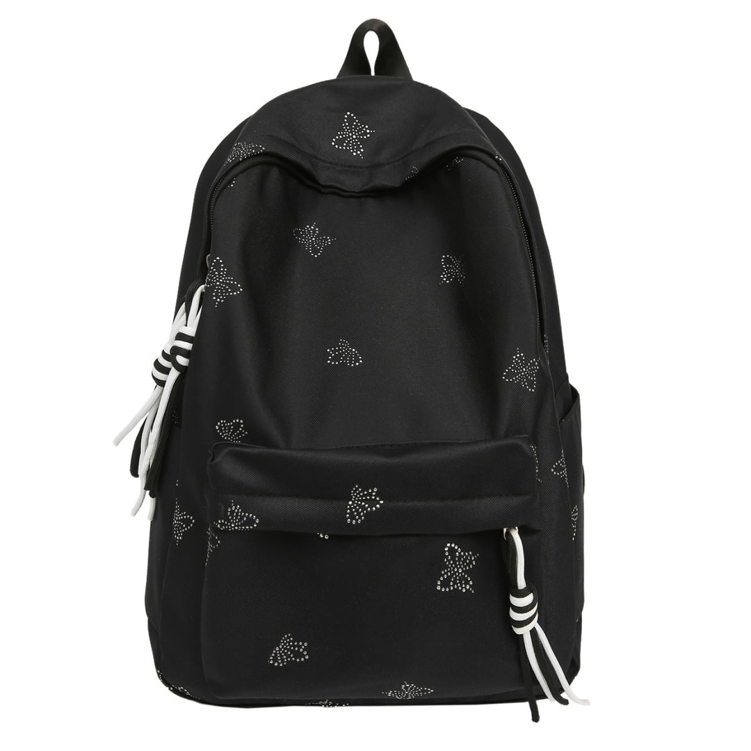 Backpack with Glittering Applications Bowlift
