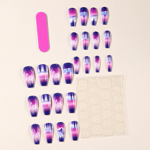 Artistic Gradient Nail Art Design Bowlift