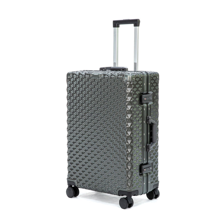 Women's Premium Textured Hard Shell Spinner Luggage Bowlift