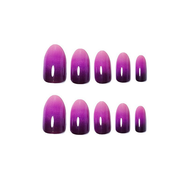 Natural Glossy Press-On Nail Tips Bowlift