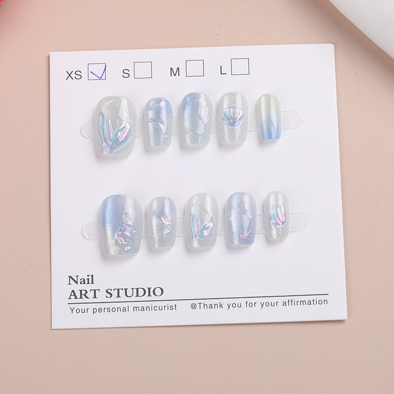 Iridescent Nail Art Press-On Collection Bowlift