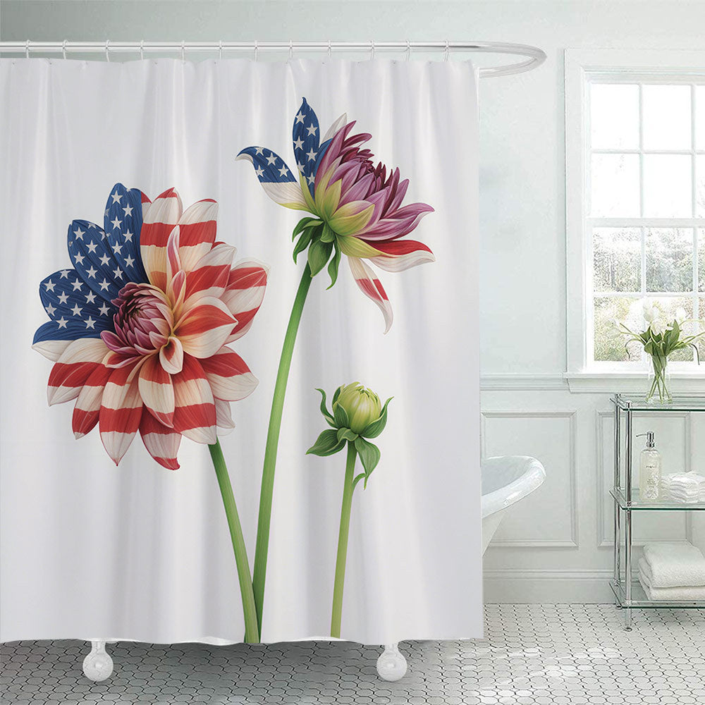 Decorative Shower Curtain Bowlift