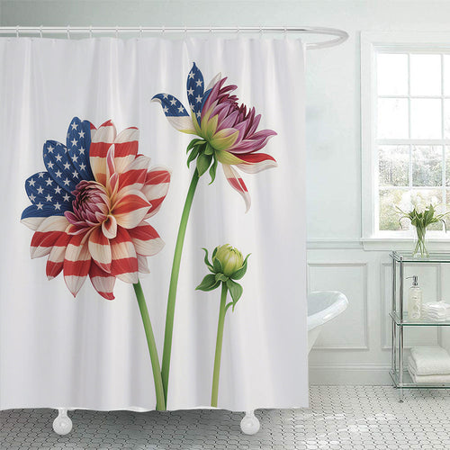 Decorative Shower Curtain Bowlift