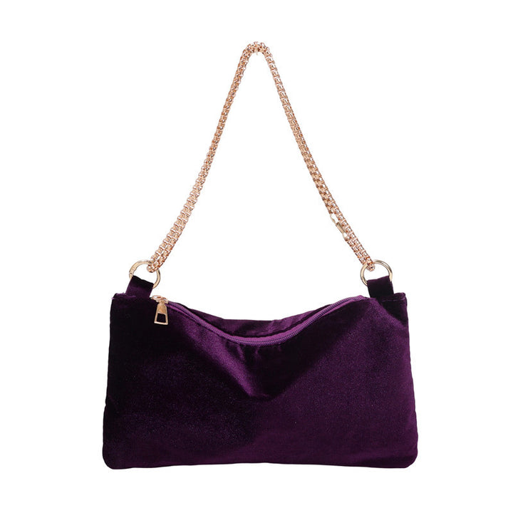 WoElegant Velvet Clutch Bag Bowlift