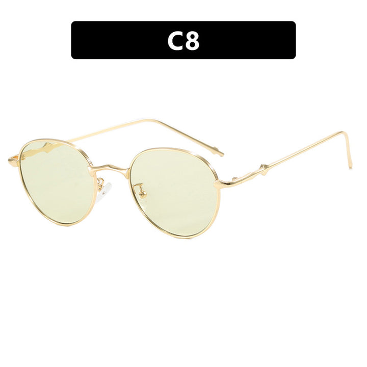Ladies elegant sunglasses in fashionable oval design Bowlift