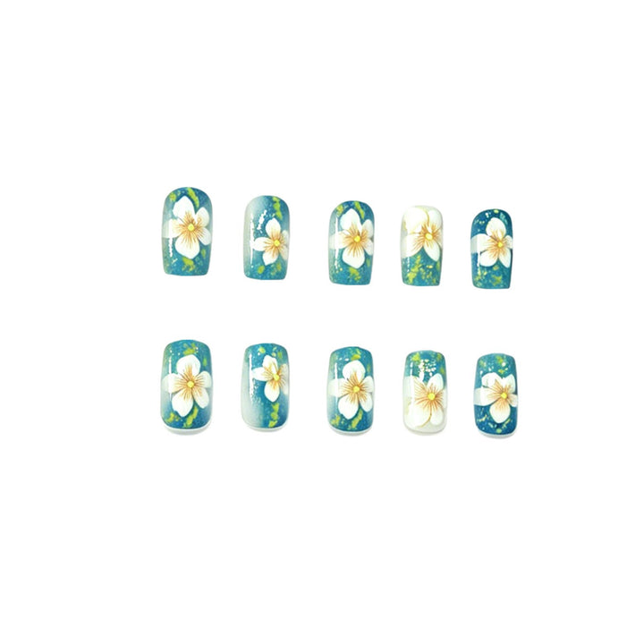 Floral Nail Art Extensions Bowlift