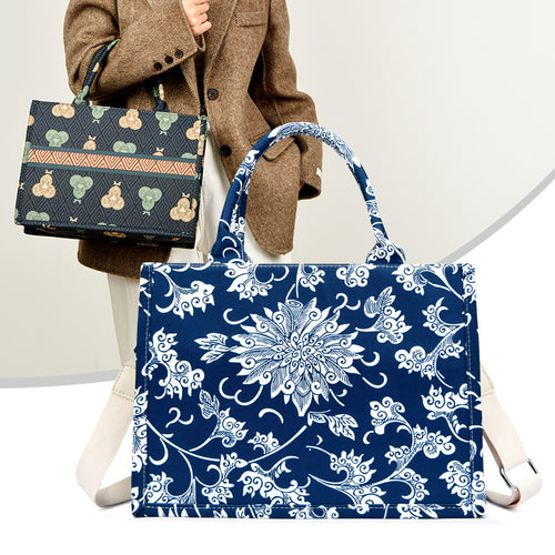 Floral Patterned Shoulder Bag Bowlift