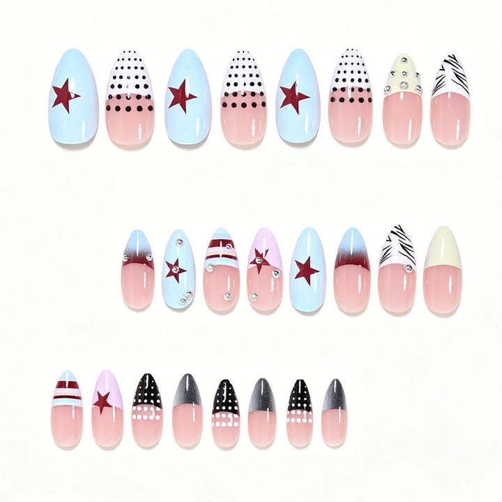 Artistic Stiletto Press-On Nail Art Collection Bowlift