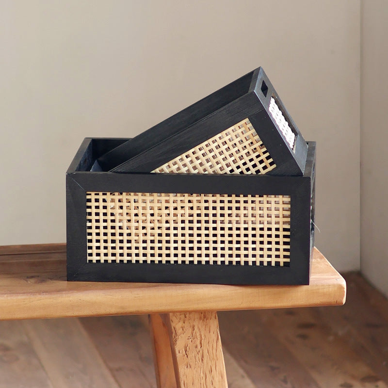 High-quality storage basket with braided design Bowlift