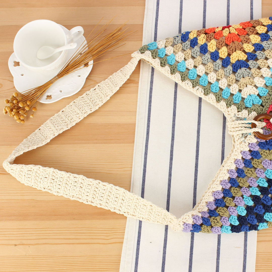 Handmade Macrame Shoulder Bag Bowlift
