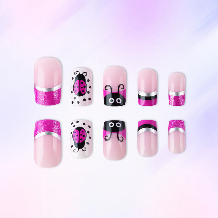 Artistic Ladybug Nail Art Set Bowlift