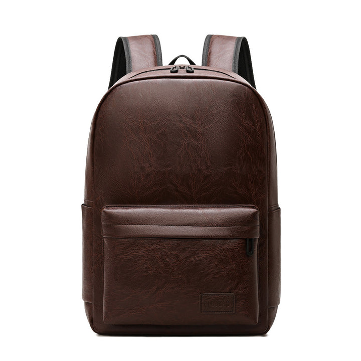 Stylish Leather Laptop Backpack