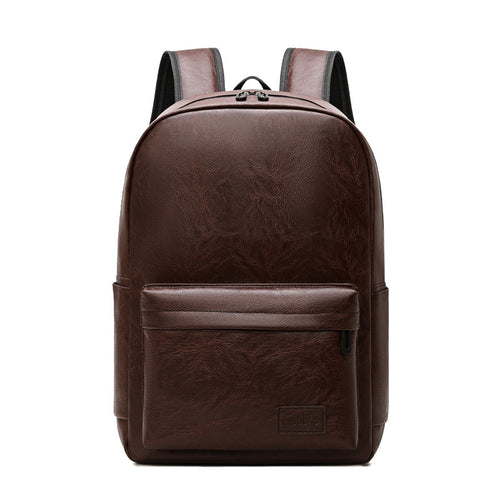 Stylish Leather Laptop Backpack