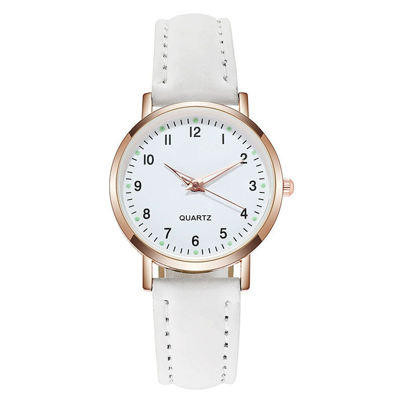 Minimalist Quartz Analog Leather Strap Casual Wrist Watch Bowlift