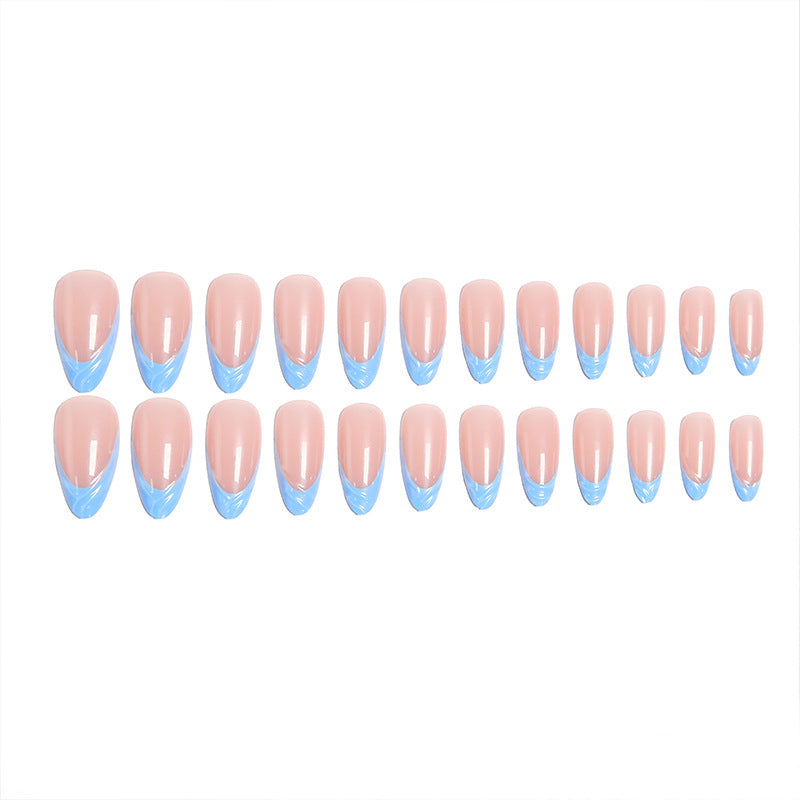 Acrylic nail set with elegant ombre gradients and modern tips Bowlift