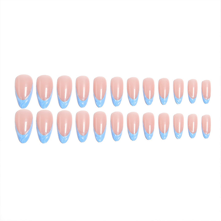 Acrylic nail set with elegant ombre gradients and modern tips Bowlift