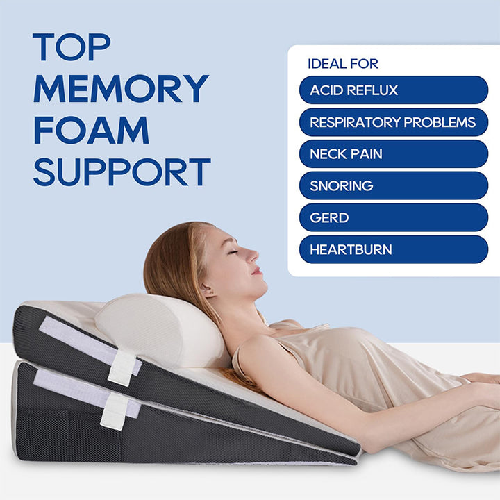 Adjustable Multi-Position Backrest Wedge Pillow