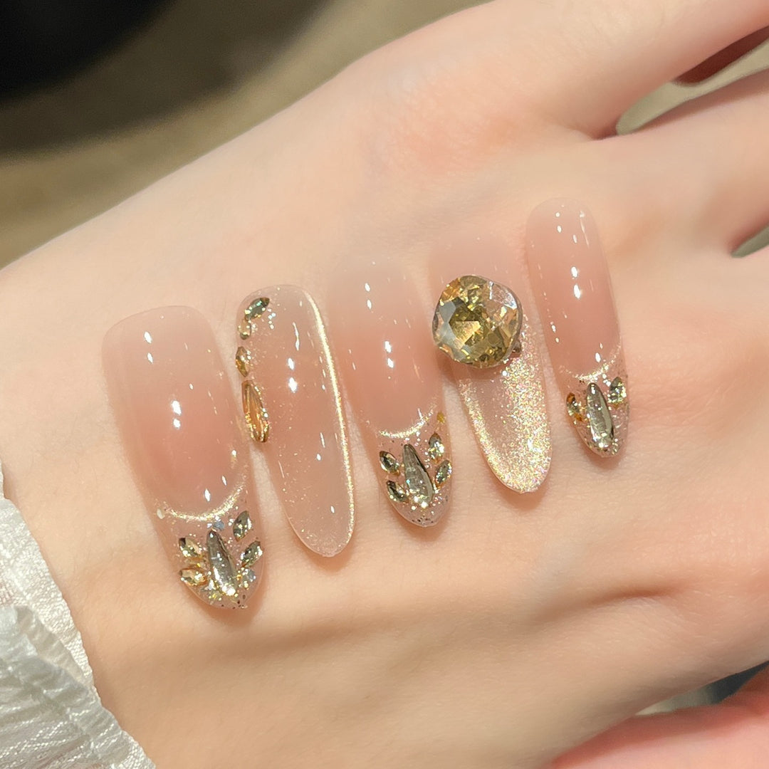 Decorative Animal Print Press-On Nail Set Bowlift