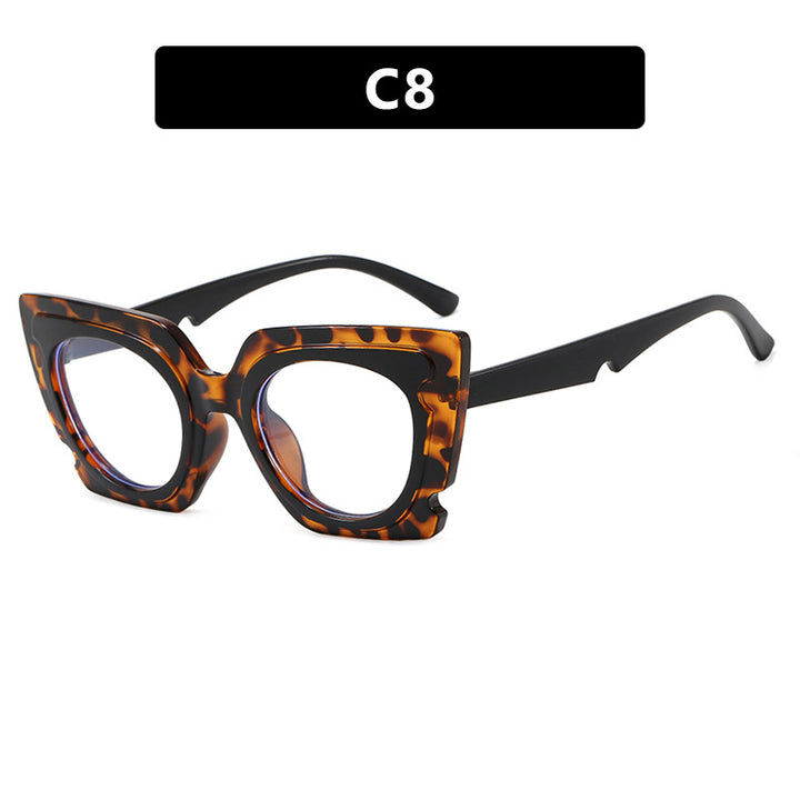 Women's oversized sunglasses with extravagant frame and UV protection Bowlift