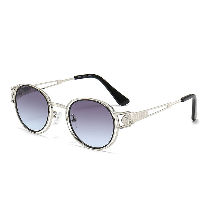 Women's sunglasses with fashionable metal frame and comfortable nose pads Bowlift