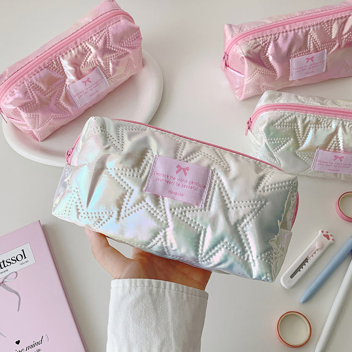 Elegant Quilted Pencil Case Bowlift