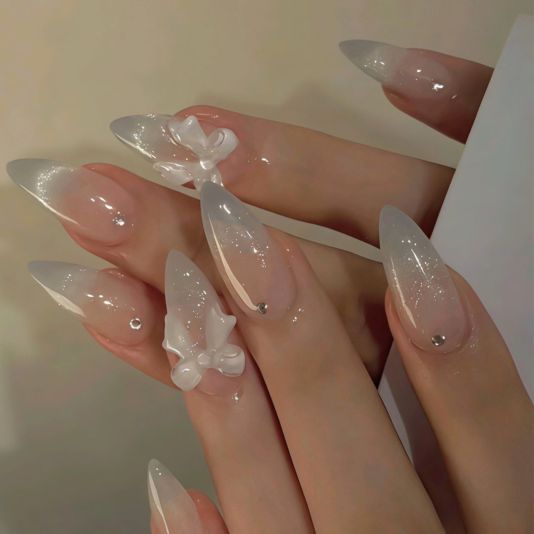 Elegant Acrylic Nail Extensions Bowlift