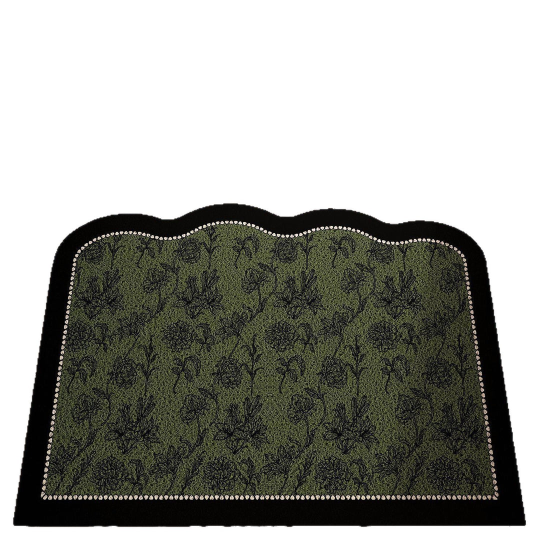 Floral-Themed Welcome Mat Bowlift
