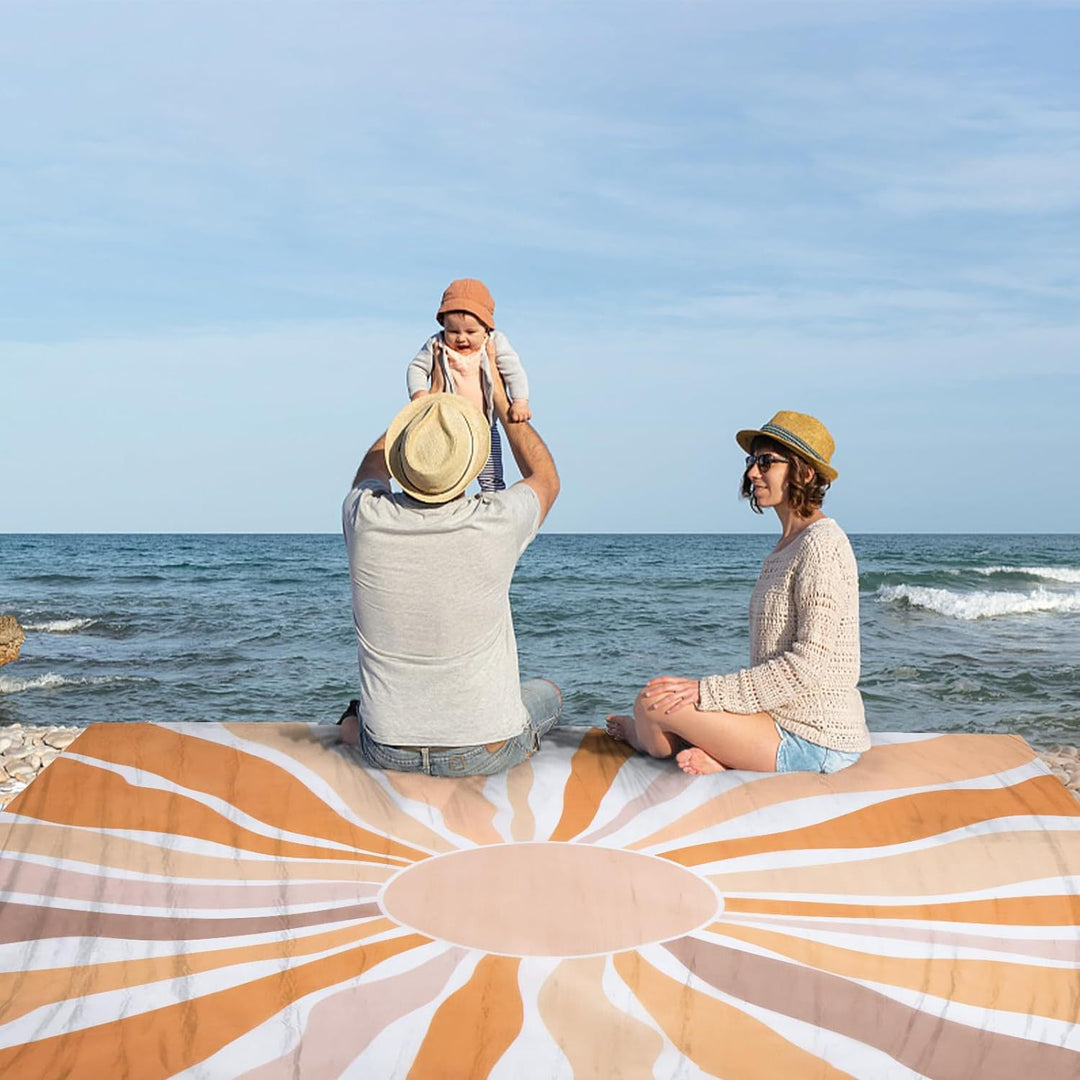 Ladies stylish beach blanket with UV protection Bowlift
