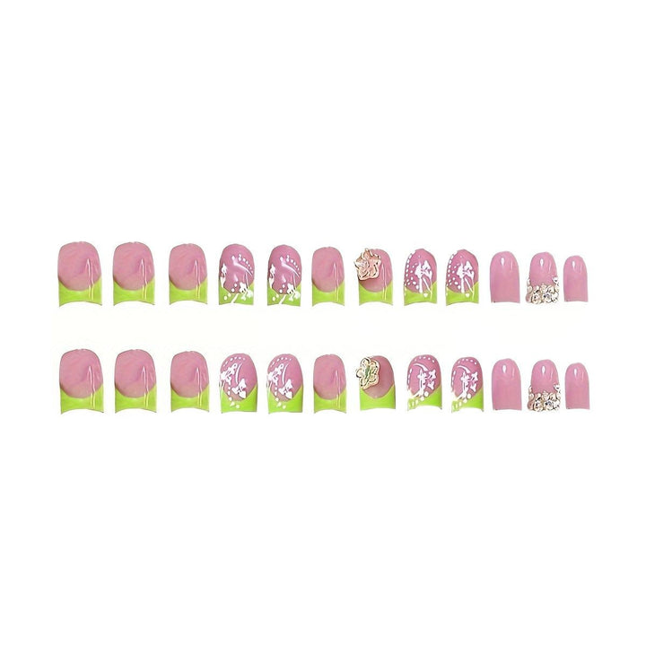 Glamorous Floral Nail Art Bowlift