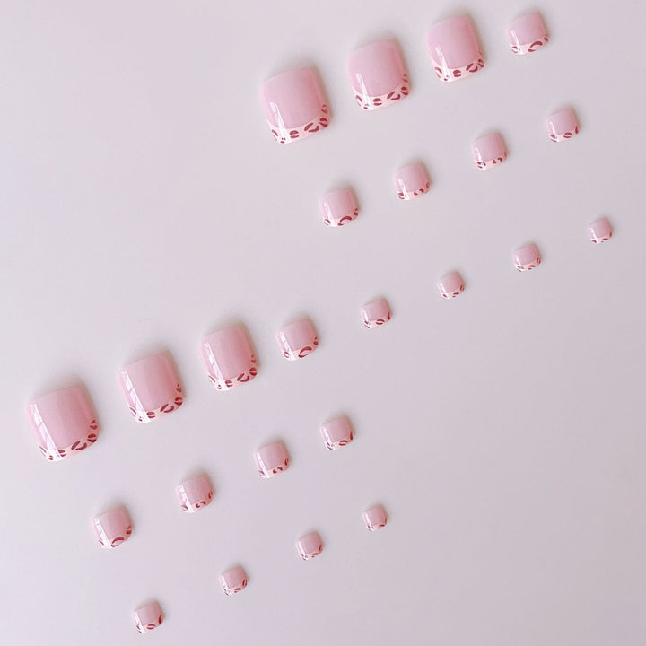 Nail art set with elegant tip decoration Bowlift