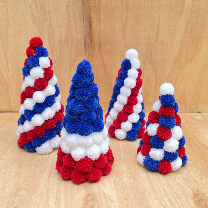 Unisex nan handcrafted Pompon Christmas tree table decoration Bowlift