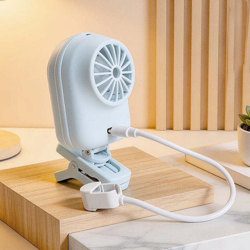 Ladies Multifunctional Clip Fan with Adjustable Tilt Angle Bowlift