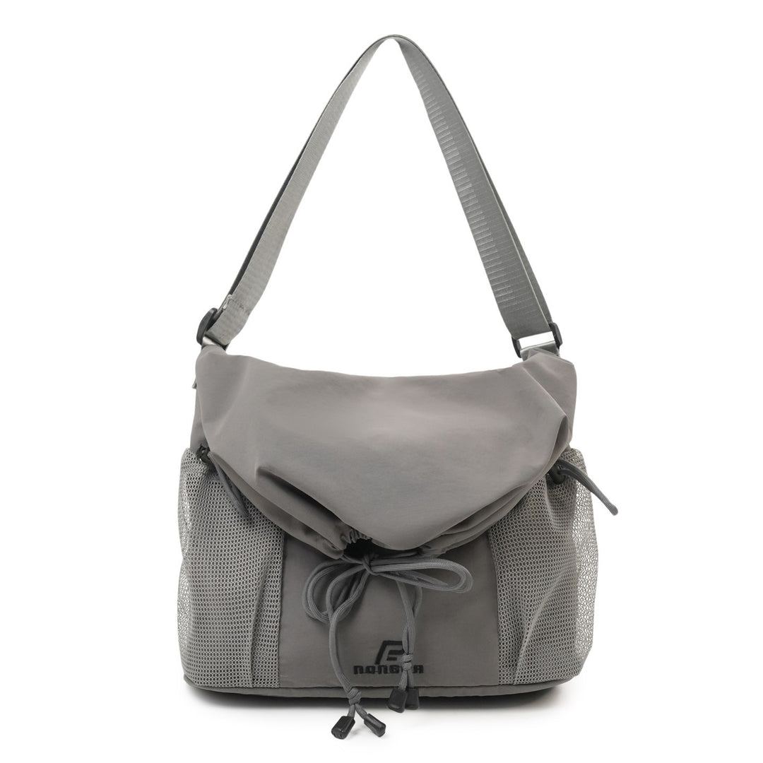 Versatile Crossbody Mesh Tote