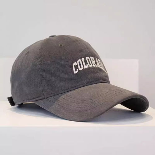 Men's Cotton Adjustable Embroidered Baseball Cap Bowlift