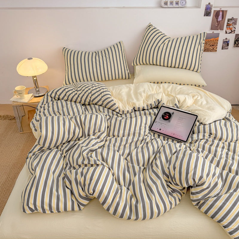 Striped Ultra Soft Duvet Set