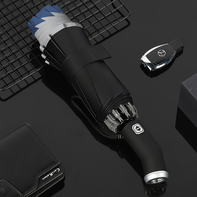 Women compact and innovative double-trigger umbrella Bowlift