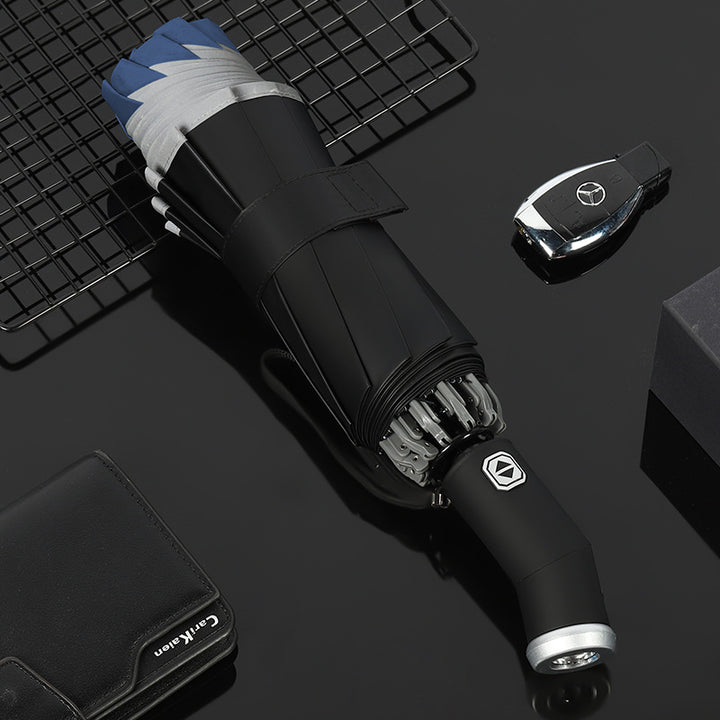 Women compact and innovative double-trigger umbrella Bowlift