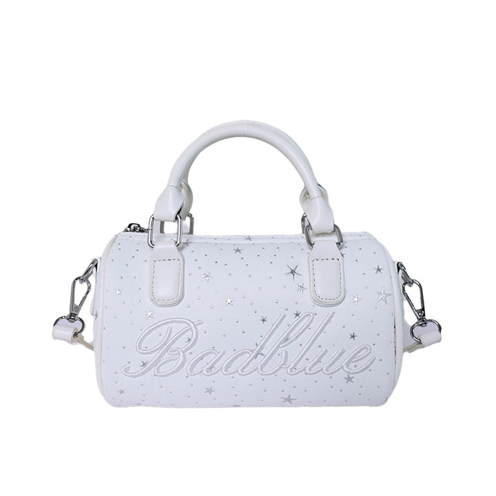 Fun Embroidered Polka Dot Handbag Bowlift