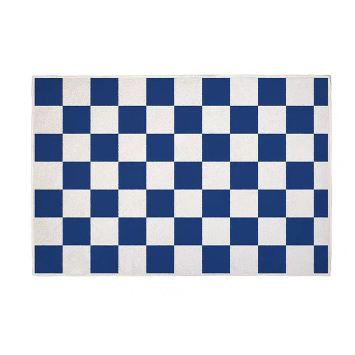 Unisex Stylish Checkered Bath Mat Bowlift