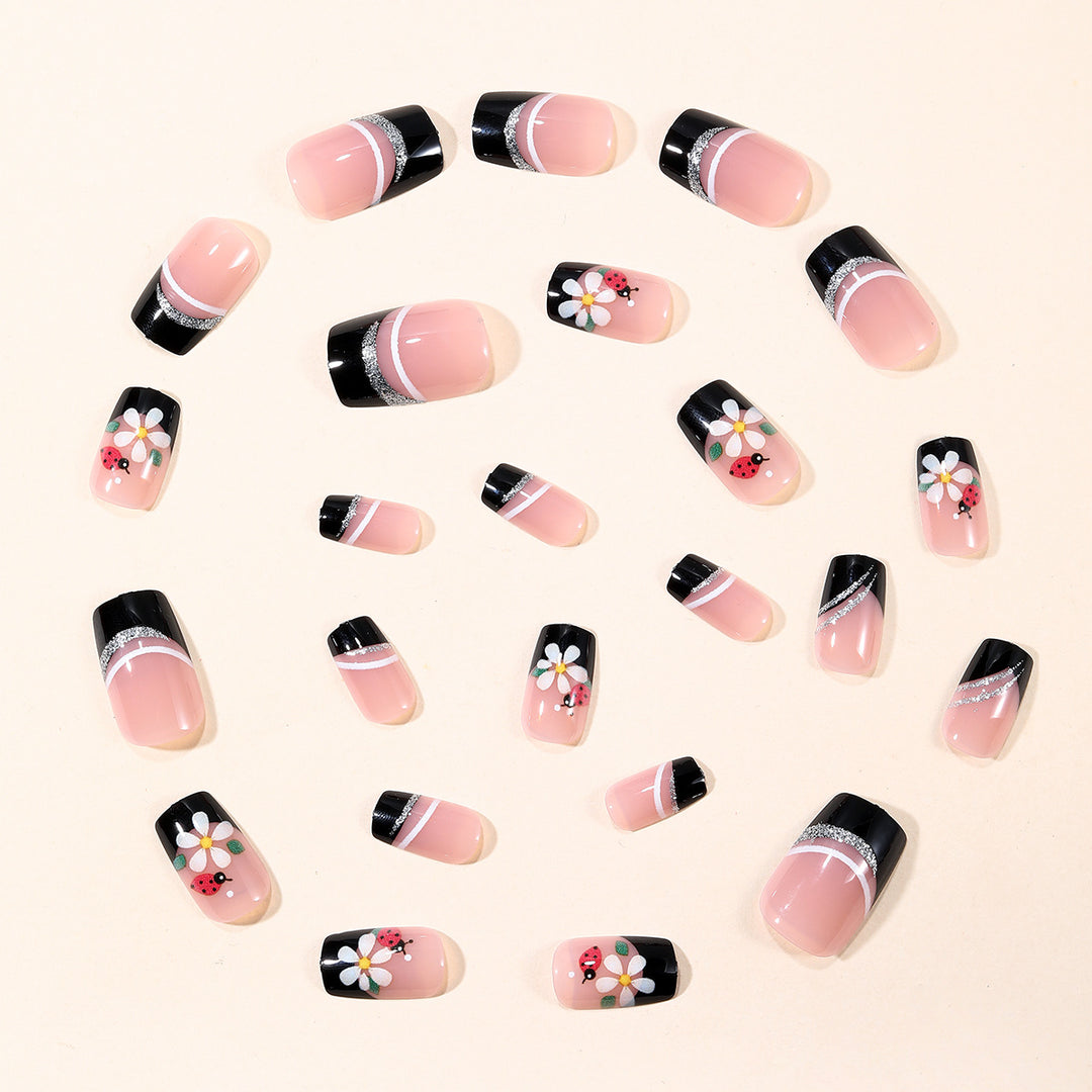 Decorative Floral Nail Art Extensions Bowlift 1789713286