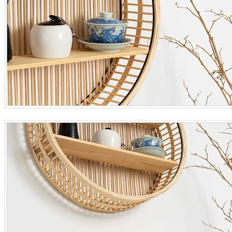 Handwoven storage basket for bathroom utensils Bowlift