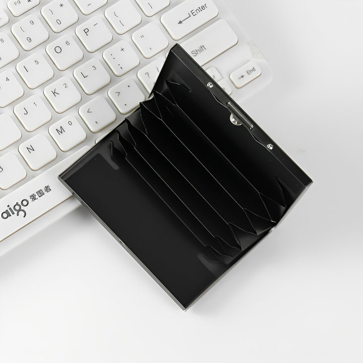 Premium Slim Aluminum Business Card Holder